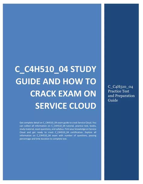 C-C4H510-04 Prüfungsunterlagen