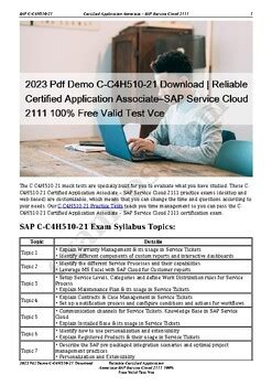 C-C4H510-21 PDF Demo