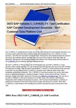 C-C4H630-21 PDF Testsoftware
