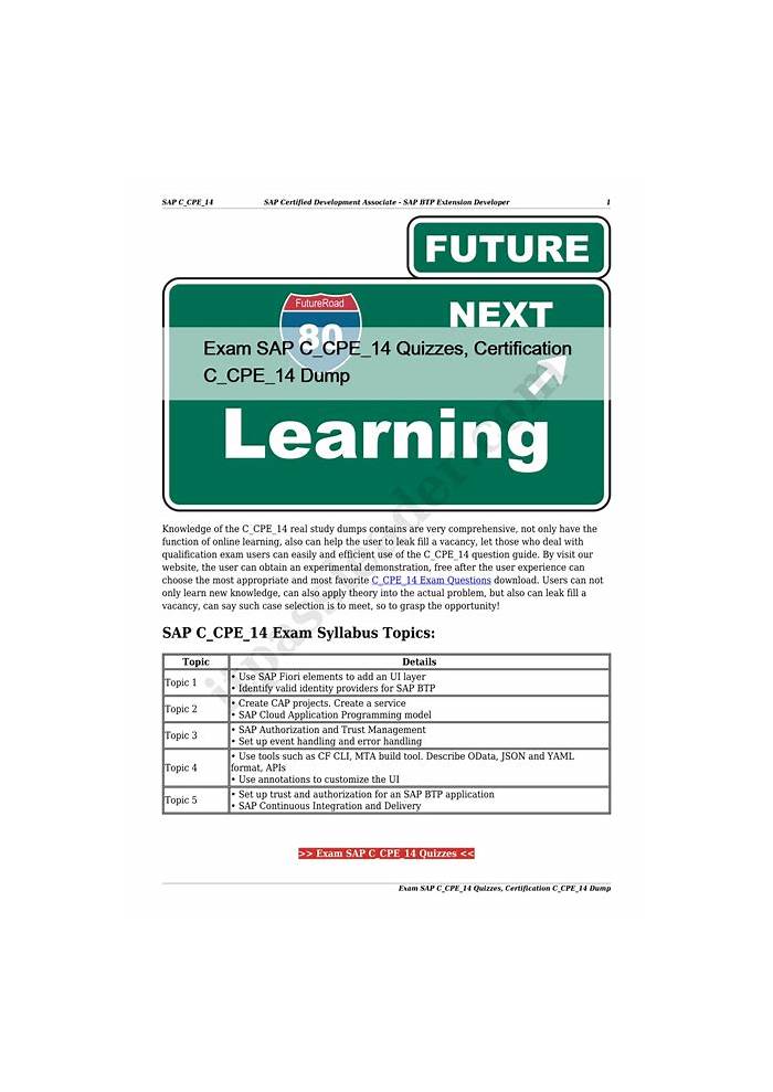 C-CPE-14 Valid Test Topics