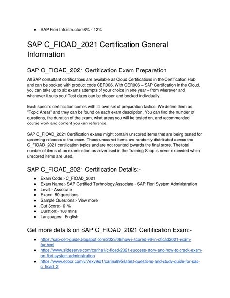 C-FIOAD-2021 Zertifizierung