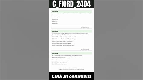 C-FIORD-2404 Fragenkatalog