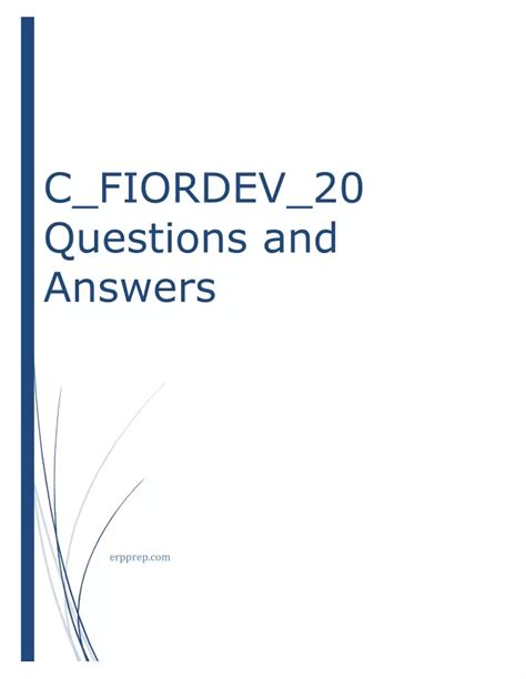C-FIORDEV-21 Fragenkatalog
