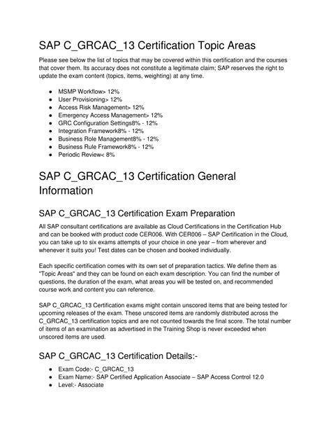 C-GRCAC-13 Prüfungsinformationen