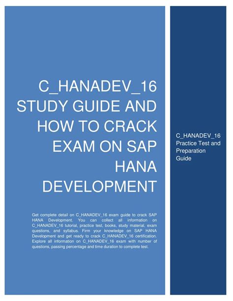 C-HANADEV-16 PDF Demo