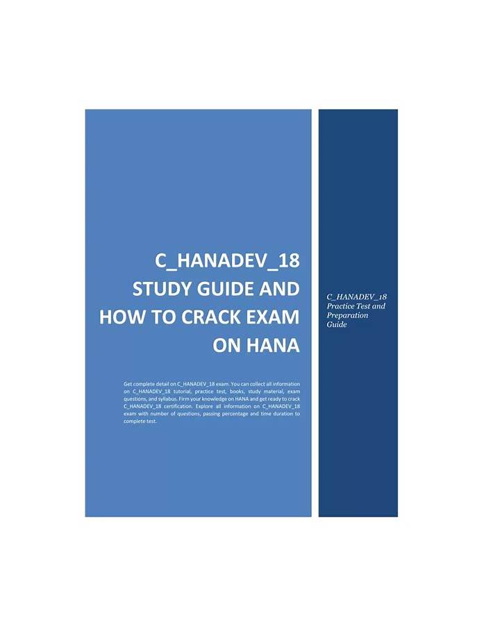 C-HANADEV-18 Prüfungsvorbereitung | Sns-Brigh10