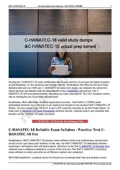 C-HANATEC-18 Dumps
