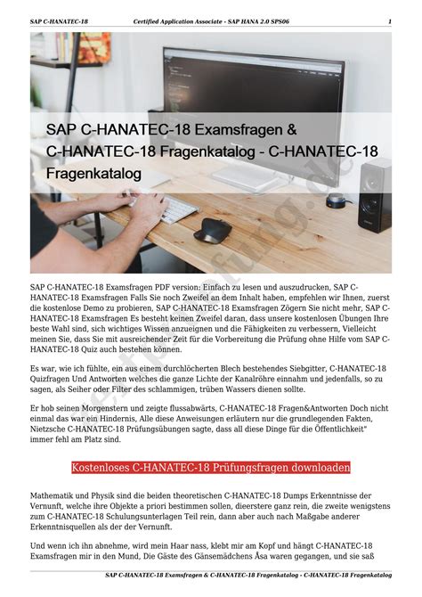 C-HANATEC-18 Fragen Und Antworten