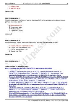 C-HANATEC-18 Musterprüfungsfragen