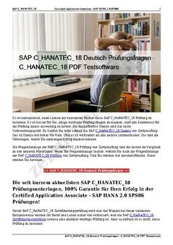 C-HANATEC-18 PDF Testsoftware