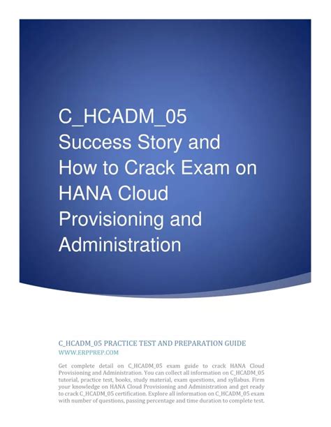 C-HCADM-05 Praxisprüfung