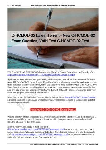 C-HCMOD-01 Exam Fragen