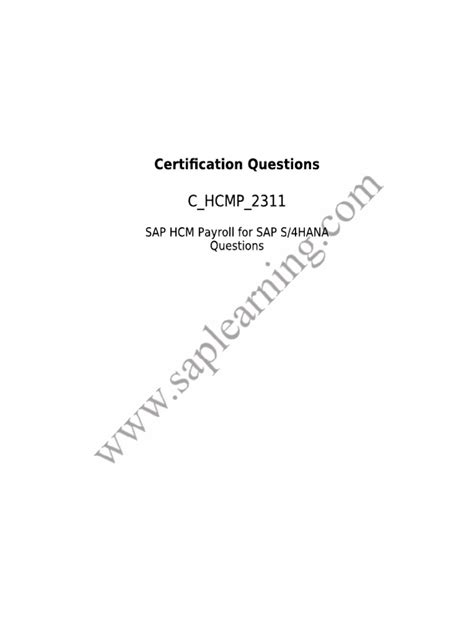 C-HCMP-2311 Fragen Und Antworten