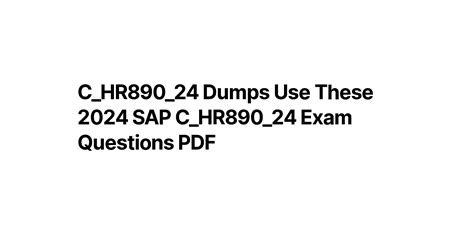 C-HR890-24 Demotesten