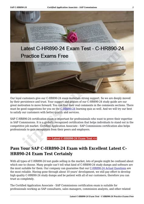 C-HR890-24 Prüfungsmaterialien
