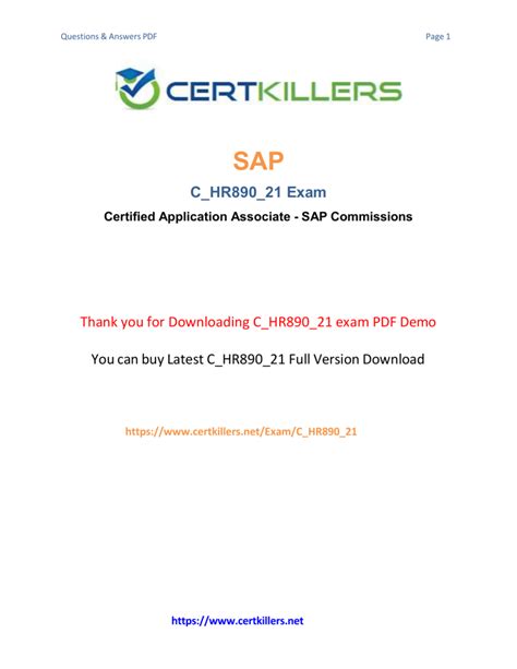 C-HR890-24 Zertifizierungsantworten
