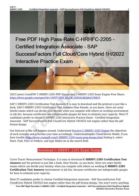 C-HRHFC-2205 PDF Testsoftware