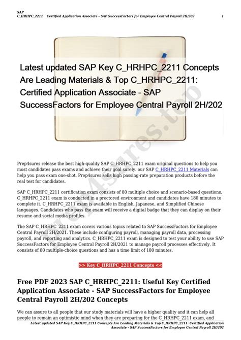 C-HRHPC-2211 Zertifikatsdemo