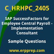 C-HRHPC-2405 Pruefungssimulationen