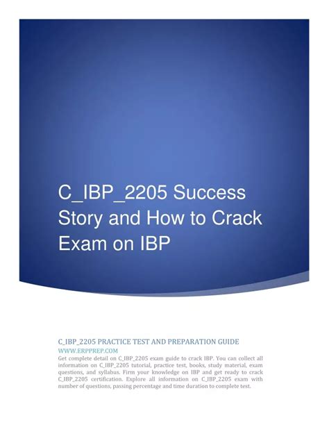 C-IBP-2205 Prüfungsunterlagen