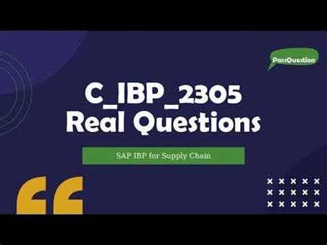 C-IBP-2305 Echte Fragen