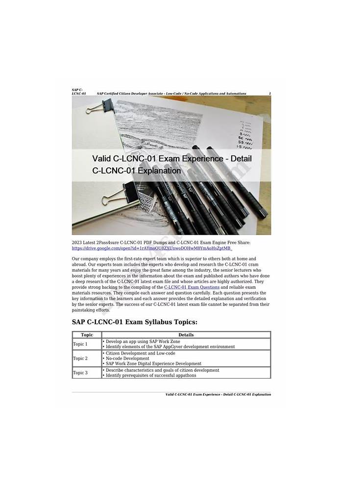 Reliable C-LCNC-01 Exam Materials