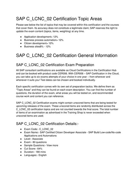 C-LCNC-02 Zertifizierungsantworten
