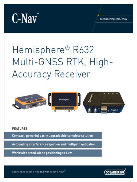 C-Nav-Hemisphere-R632 PDF Global Positioning System Ultra …