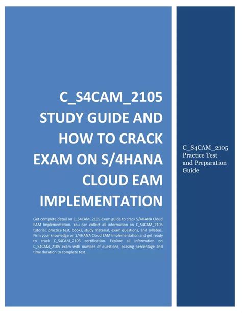 C-S4CAM-2105 Vorbereitung