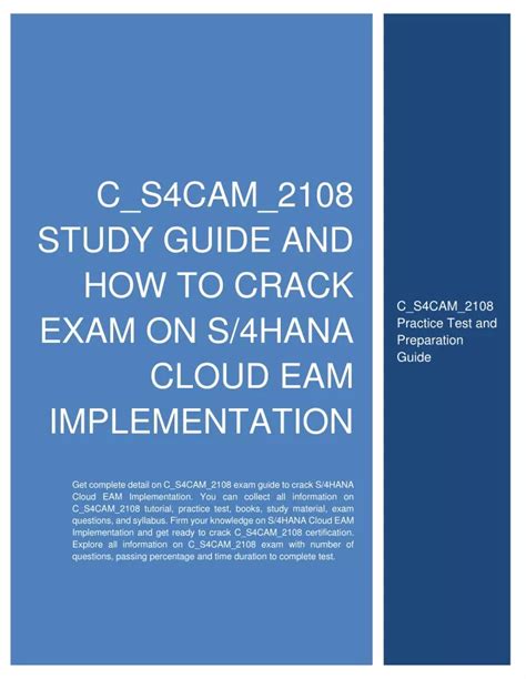 C-S4CAM-2108 Practical Information