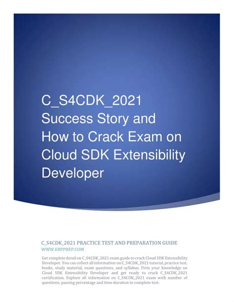 C-S4CDK-2021 PDF Testsoftware