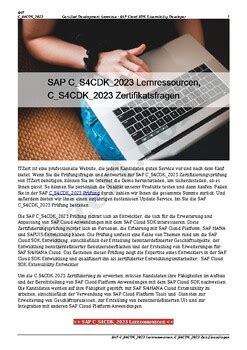 C-S4CDK-2023 Echte Fragen