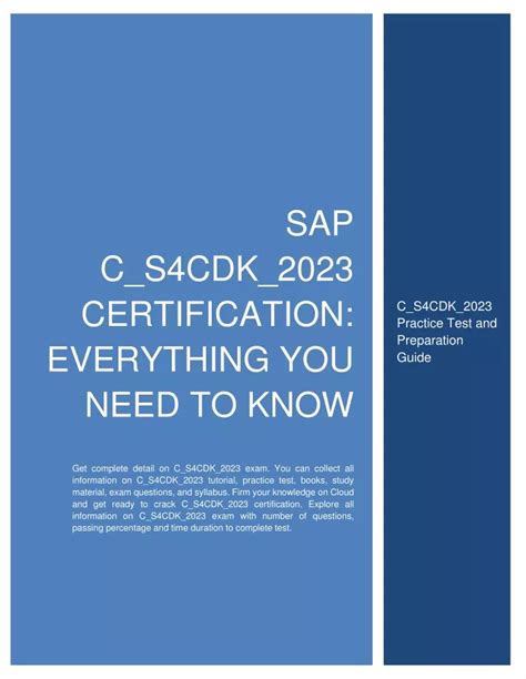 C-S4CDK-2023 Prüfungsinformationen