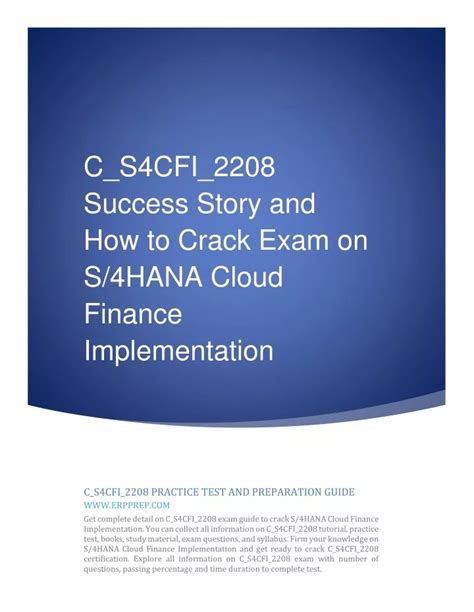 C-S4CFI-2208 Prüfungsvorbereitung