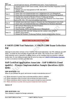 C-S4CFI-2208 Testengine