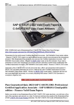 C-S4CFI-2302 Exam Fragen