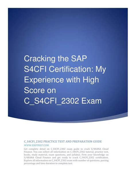 C-S4CFI-2302 Online Tests