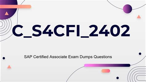 C-S4CFI-2402 Exam Fragen