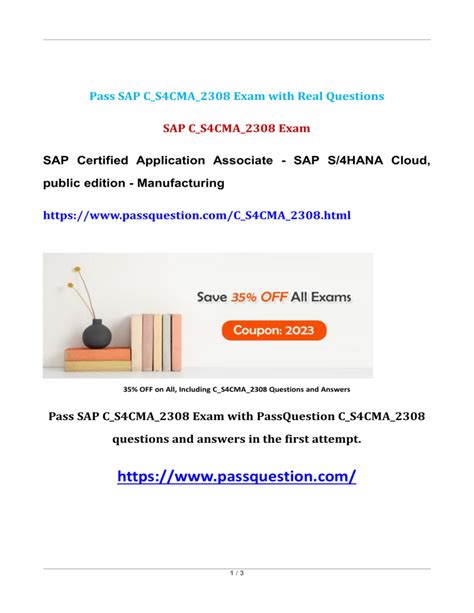 C-S4CMA-2308 Exam