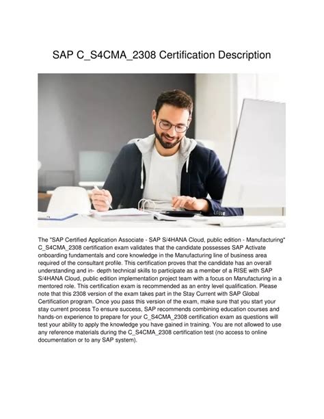 C-S4CMA-2308 Zertifikatsdemo