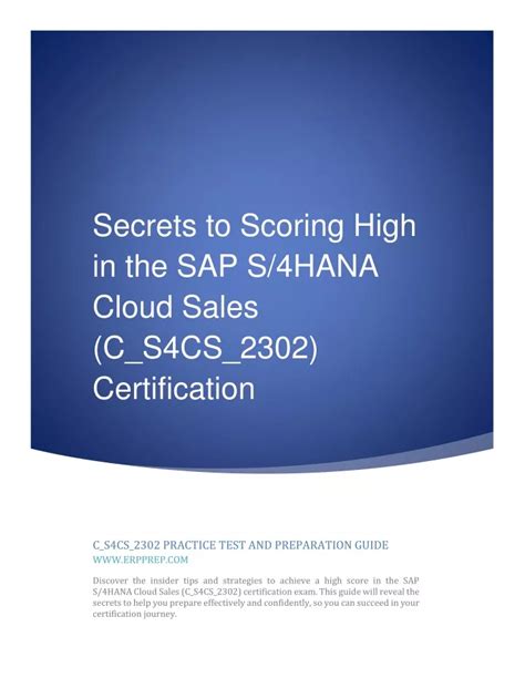 C-S4CS-2302 Zertifizierungsprüfung