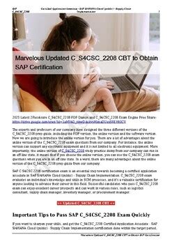 C-S4CSC-2208 PDF Testsoftware