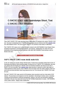 C-S4CSC-2302 Simulationsfragen