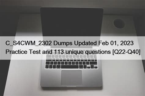 C-S4CWM-2108 Online Test