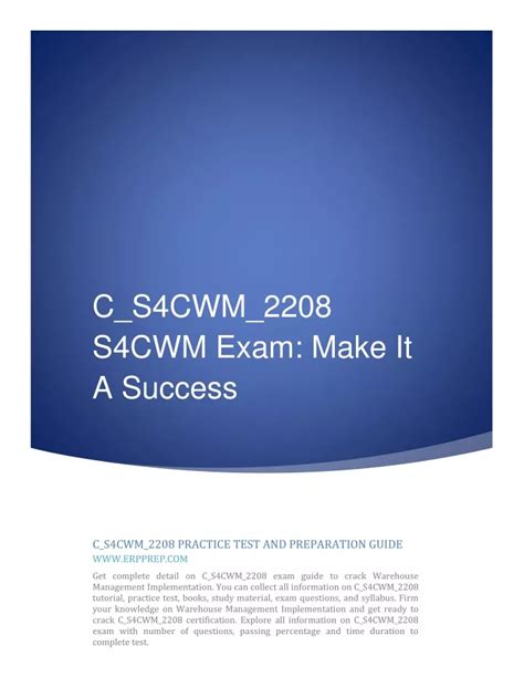 C-S4CWM-2202 Praxisprüfung