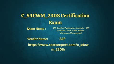 C-S4CWM-2308 Dumps