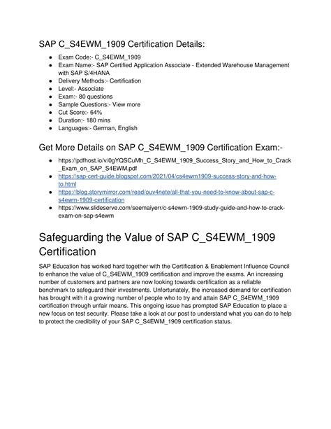 C-S4EWM-1909-German PDF