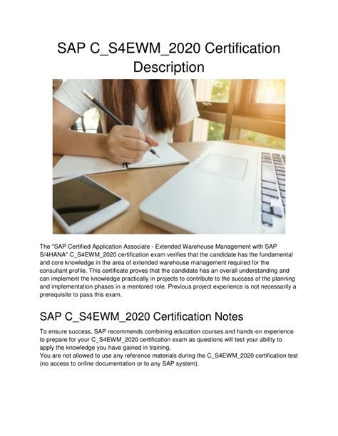 C-S4EWM-2020 Zertifizierungsprüfung