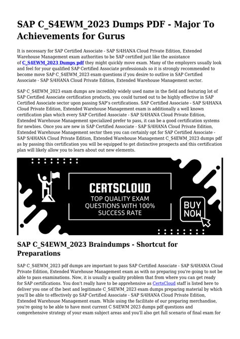 C-S4EWM-2023 Online Test