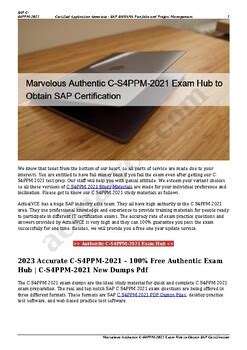 C-S4PPM-2021 Zertifikatsdemo